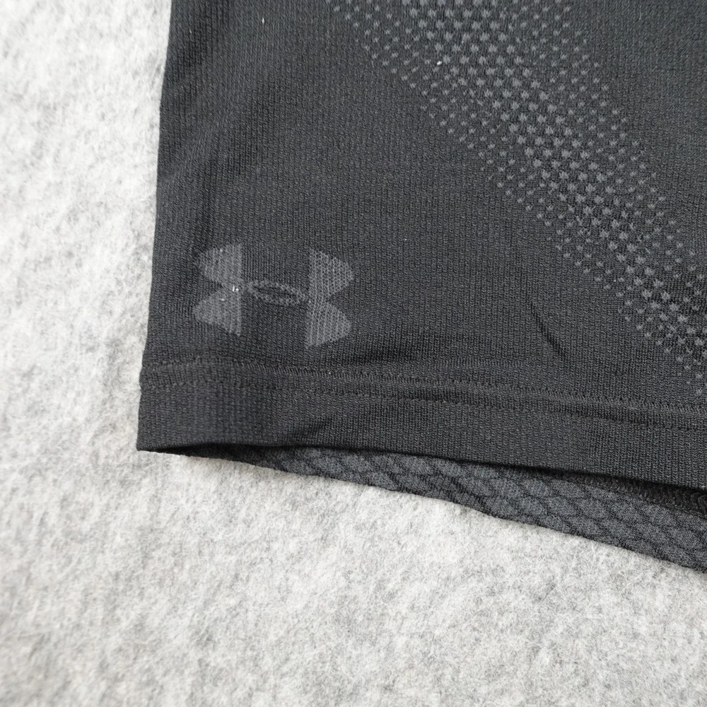 Under Armour Shorts Mens Small Black HeatGear Fitted Threadborne Vanish Seamless
